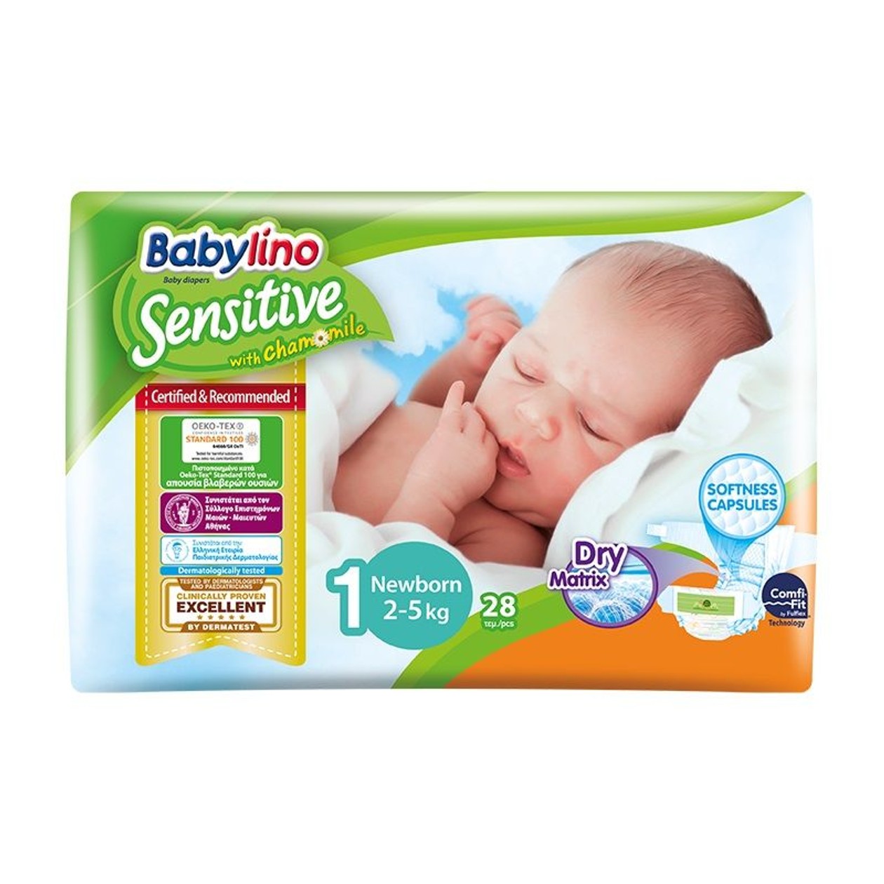 Babylino Nappy No.1 (2-5Kg)  X 26Pc