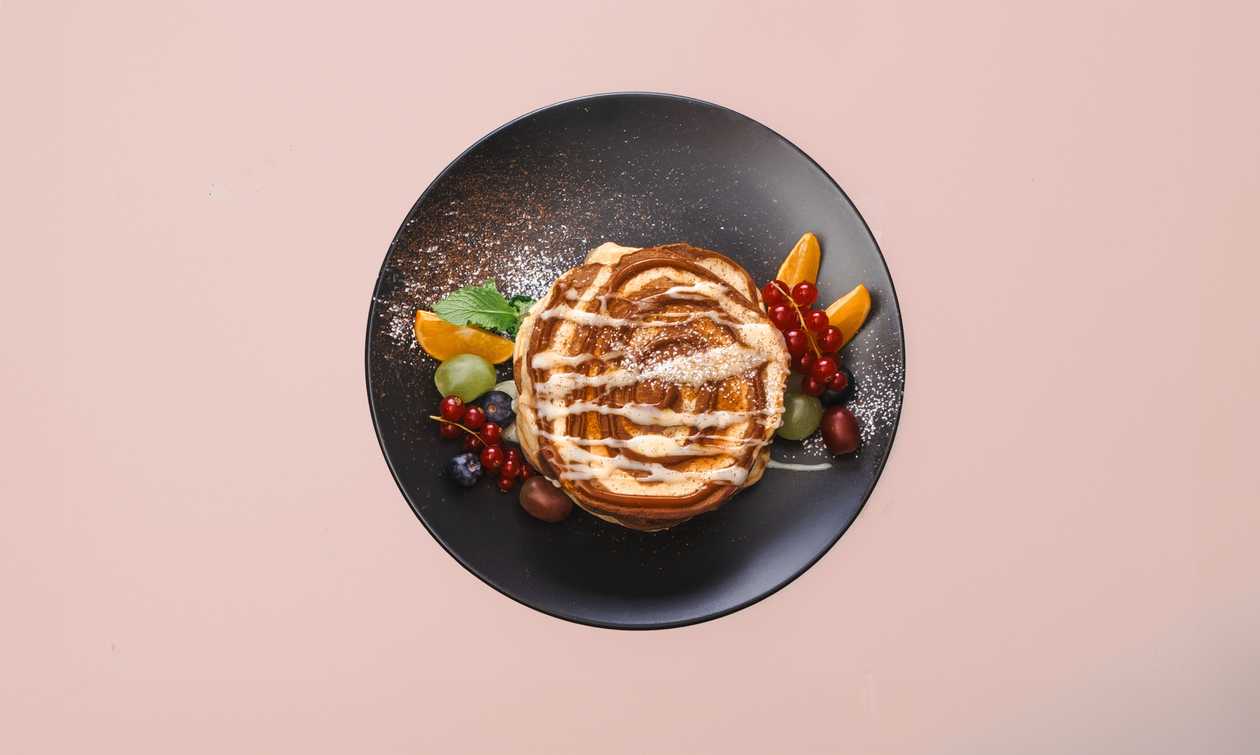 ,,Cinnamon Buns'' type American pancakes