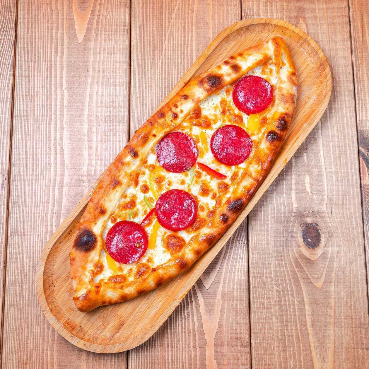 Pide with Salami (1/7)