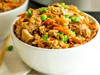 Beef/Chicken Sauce with Fried Rice