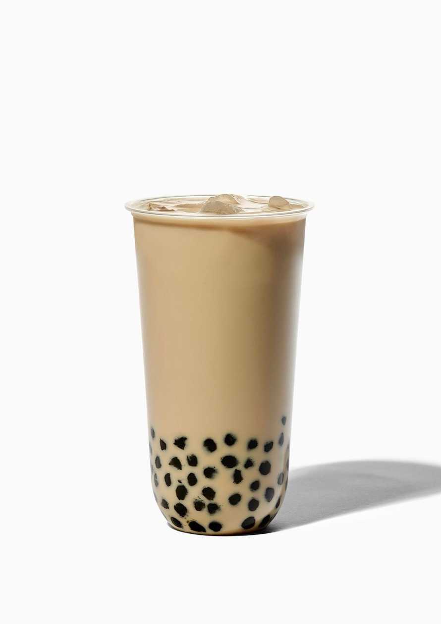 Iced coffee boba