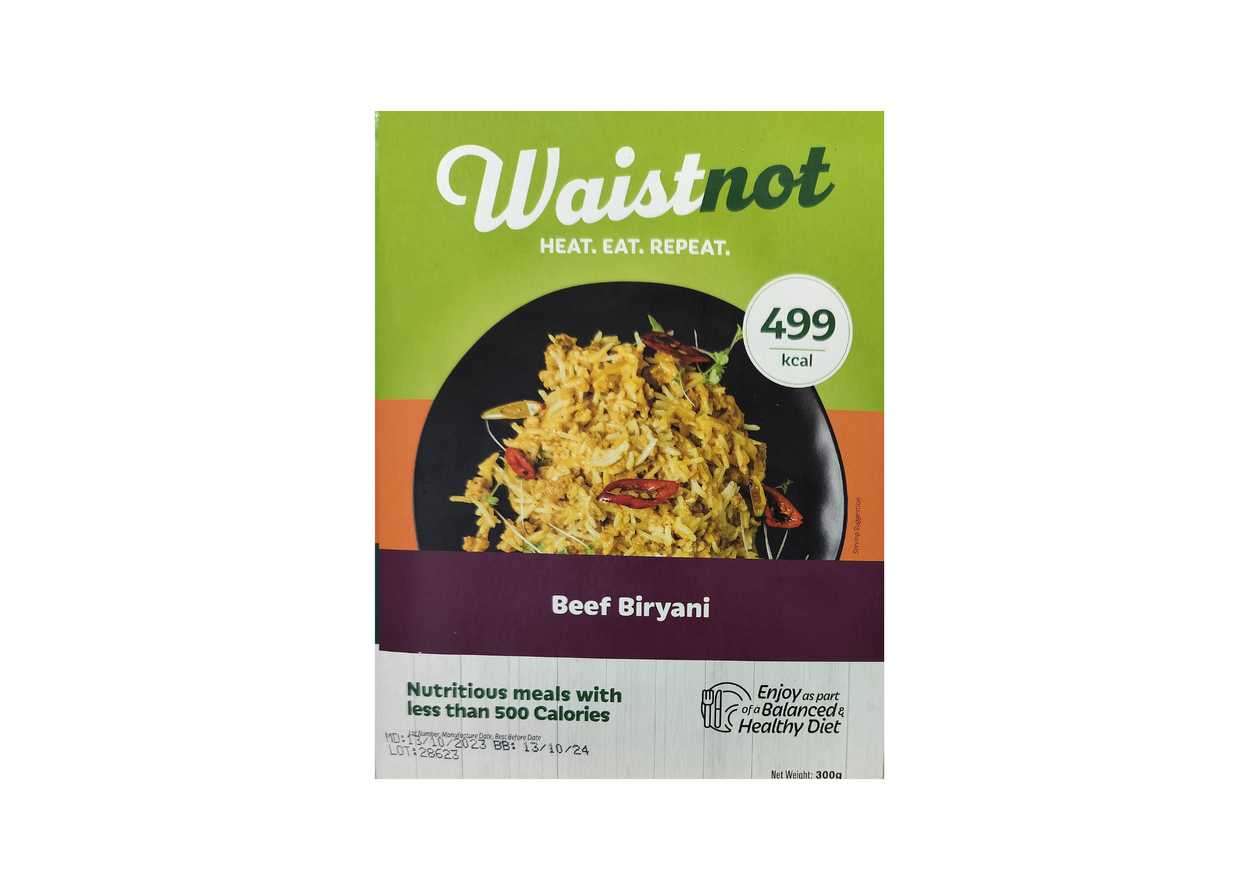 Waistnot Beef Biryani 300g