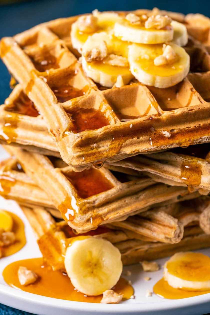 Banana waffle