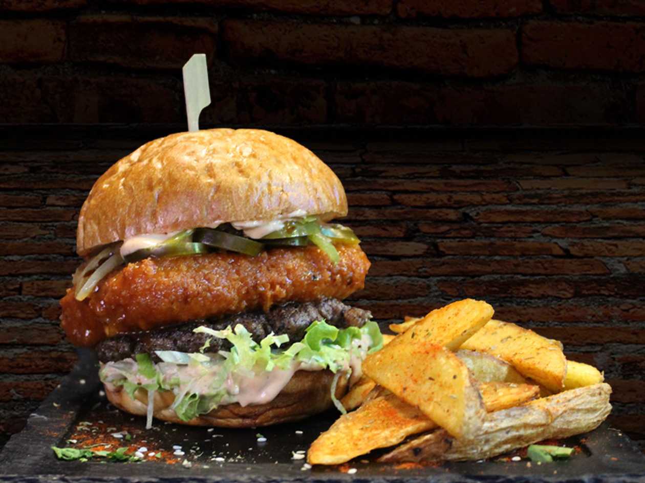 THE LAVA BURGER
