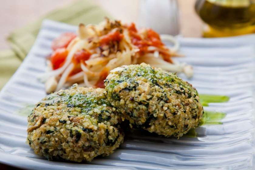 Hambúrguer de Espinafres