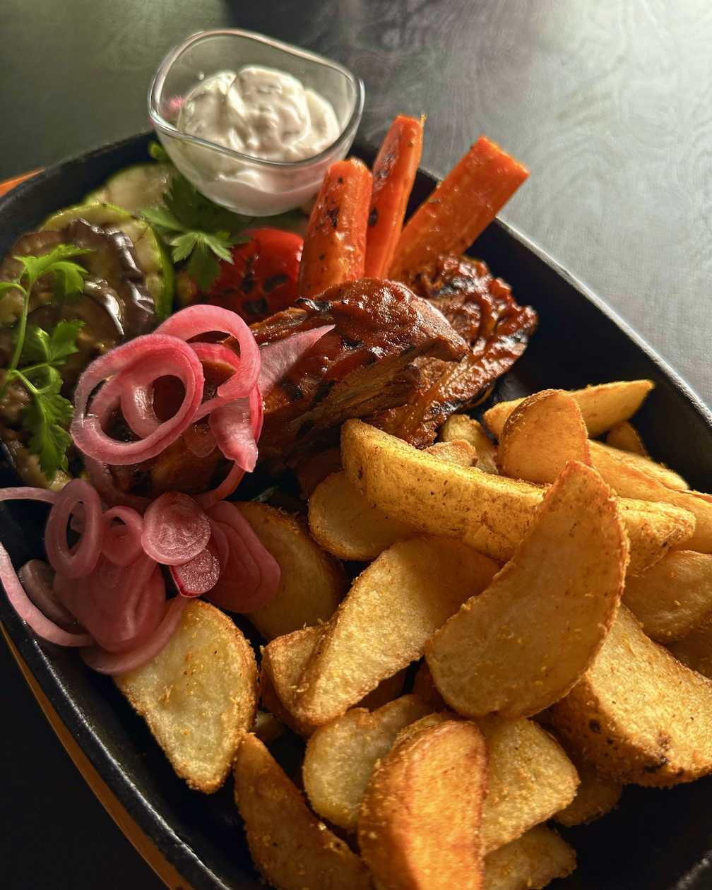 Grilled pork ribs 350 g
