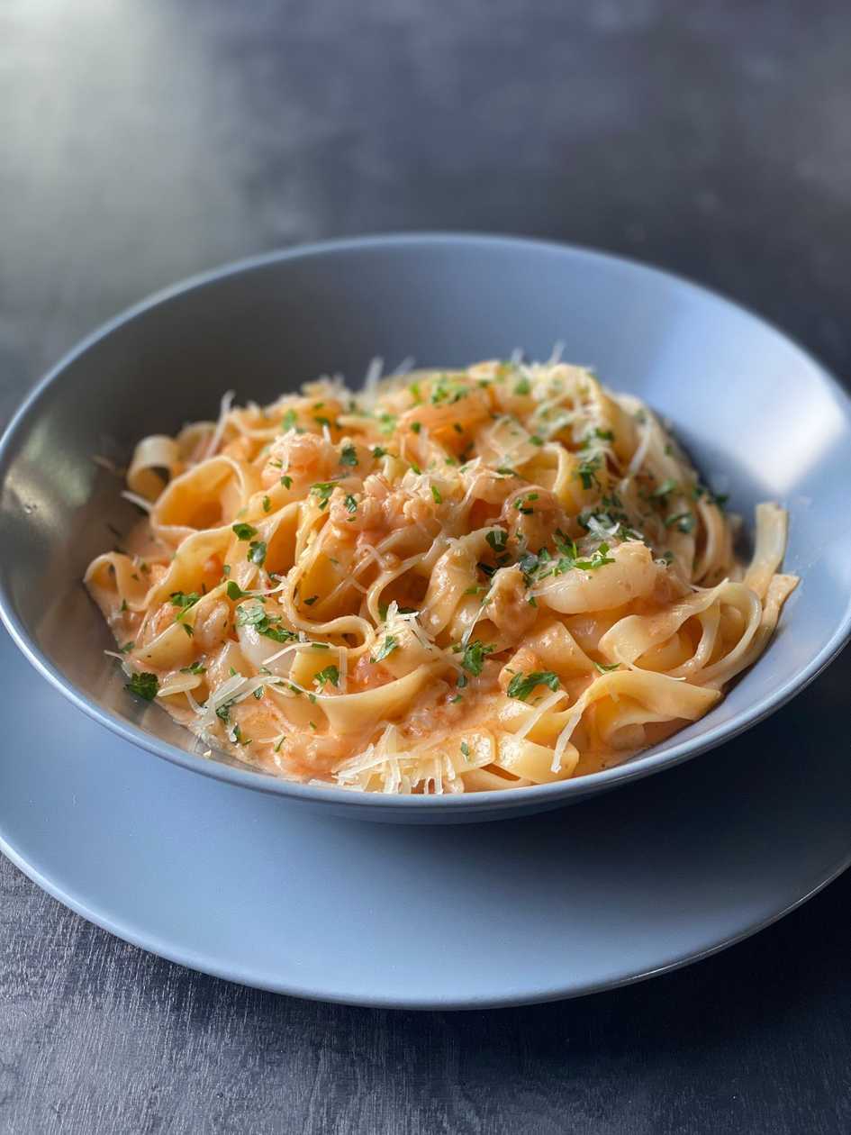 Pasta with prawn sauce 350 g