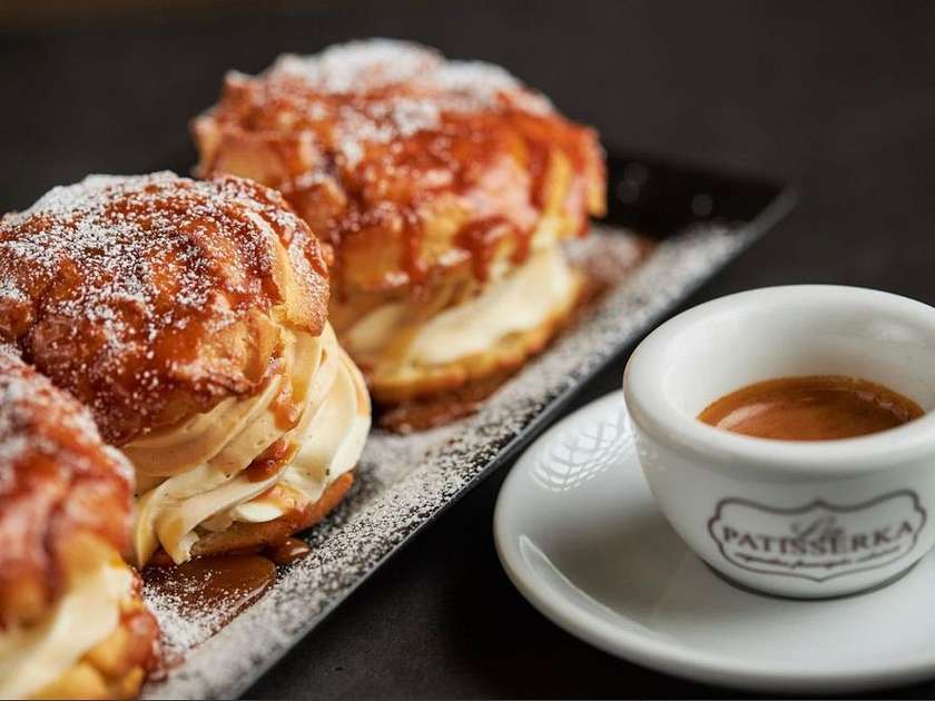 Caramel Cream Puff