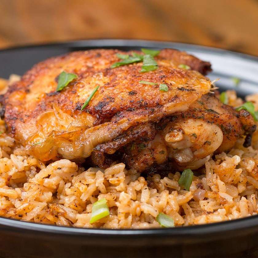 Fried Rice with Fried Chicken (3pcs)