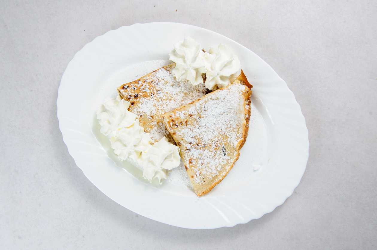 Crepes with Sweet Cheese 2 pcs.