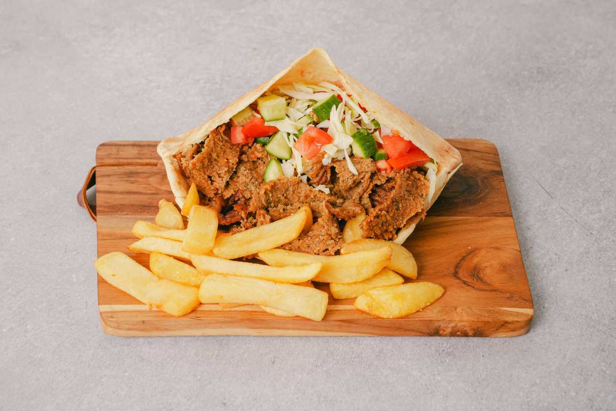 Beef Gyros Greek Pita