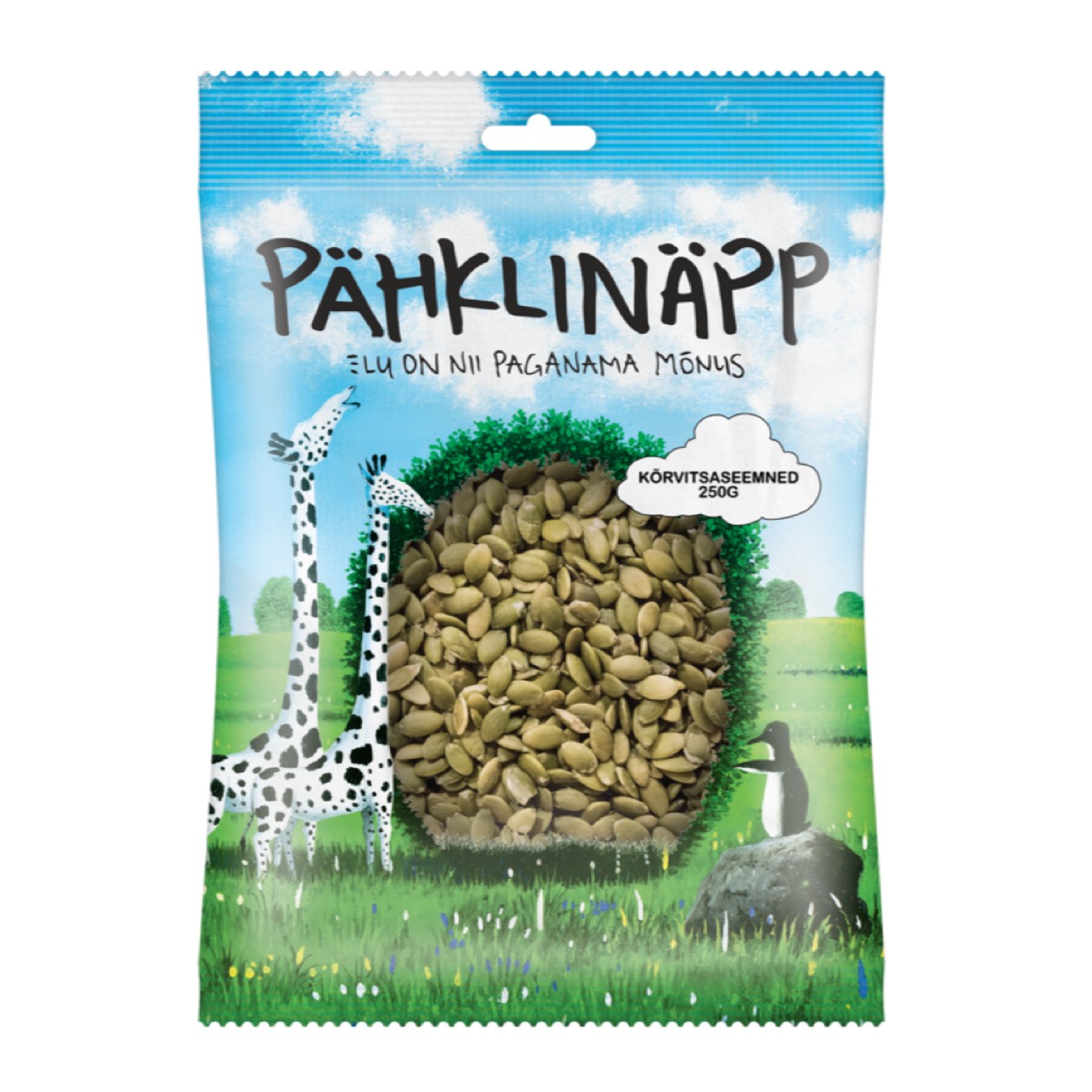 Pähklinäpp, Pumpkin Seeds, 250g (срок годности истекает)
