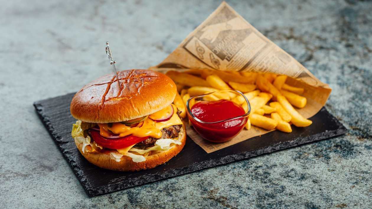 Rest set with chicken burger 350 g