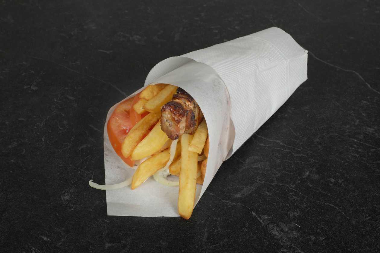 Chicken Souvlaki Greek Pita
