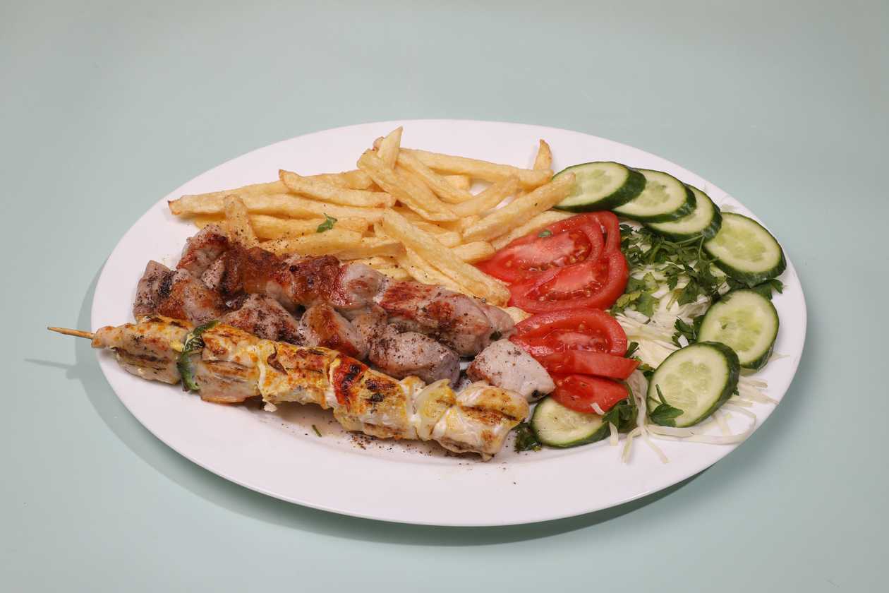 Pork & Chicken Souvlaki