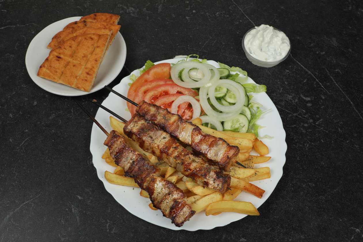Pork Souvlaki Portion