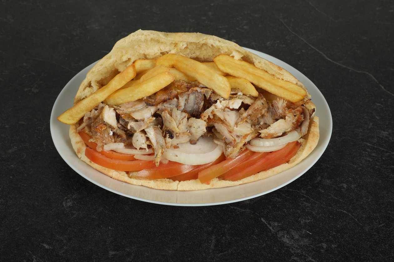 Pork Gyros Cypriot Pita