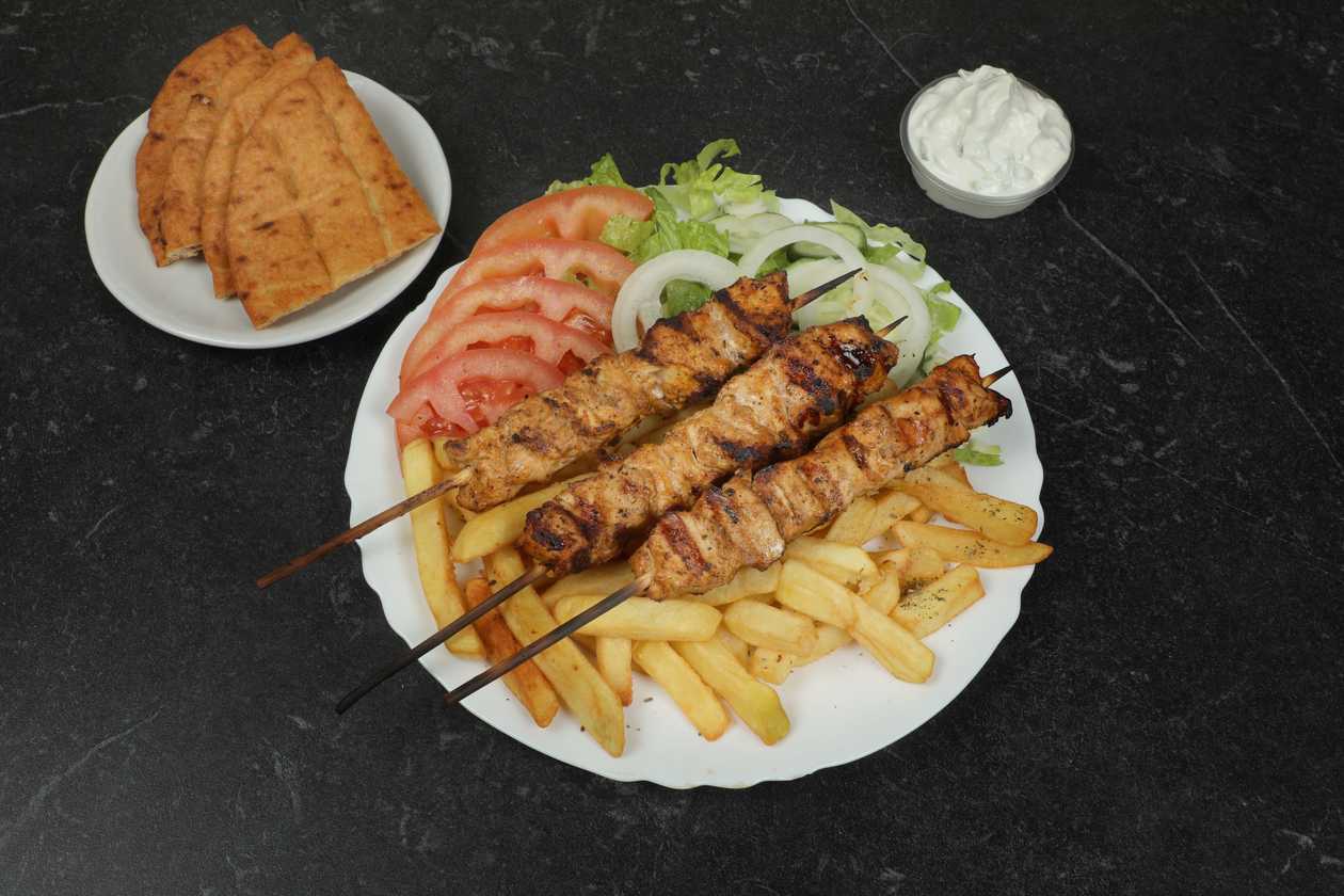 Chicken Souvlaki Portion