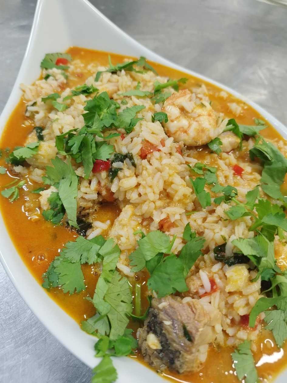 Arroz de Tamboril com Gambas