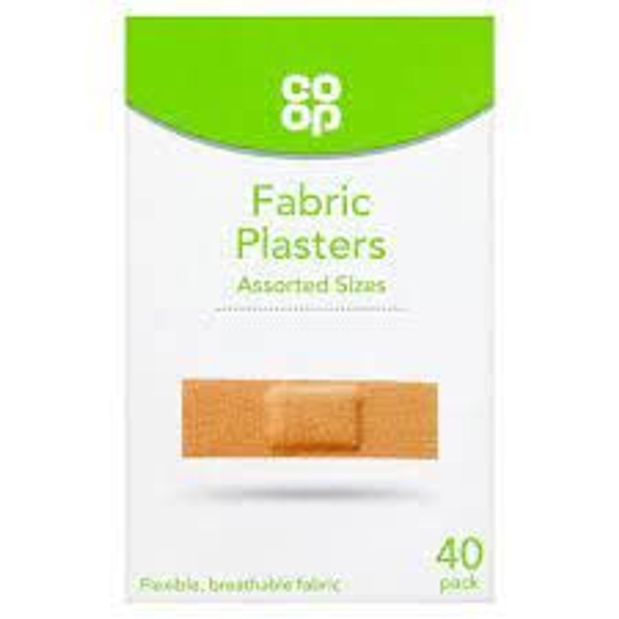 Co-Op Fabric Plasters 40'S
