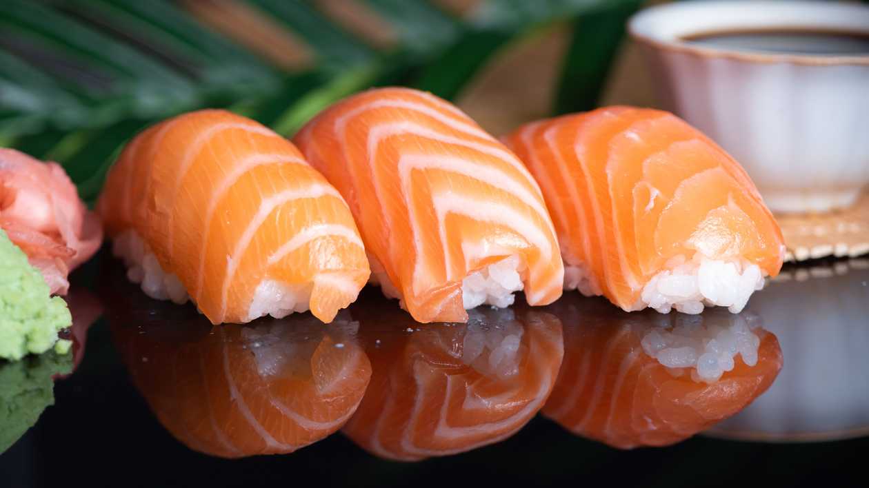 Sushi Nigiri Σολομός