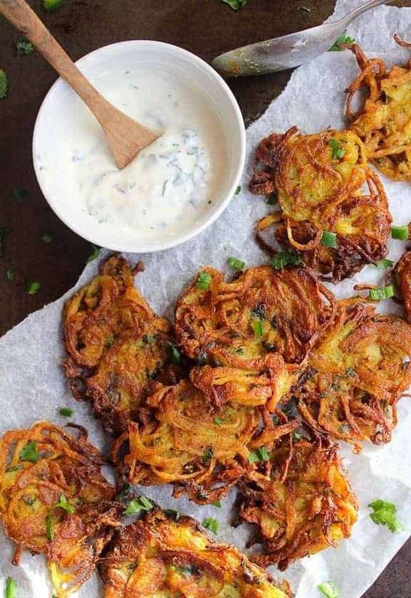 A - Onion Bhaji (Pakora)