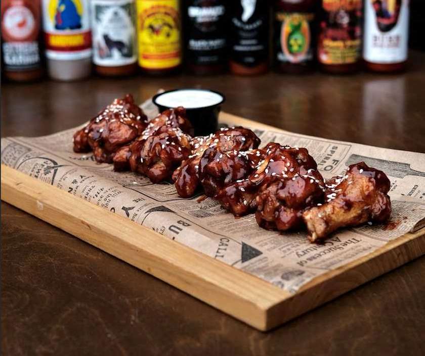 BBQ chicken wings