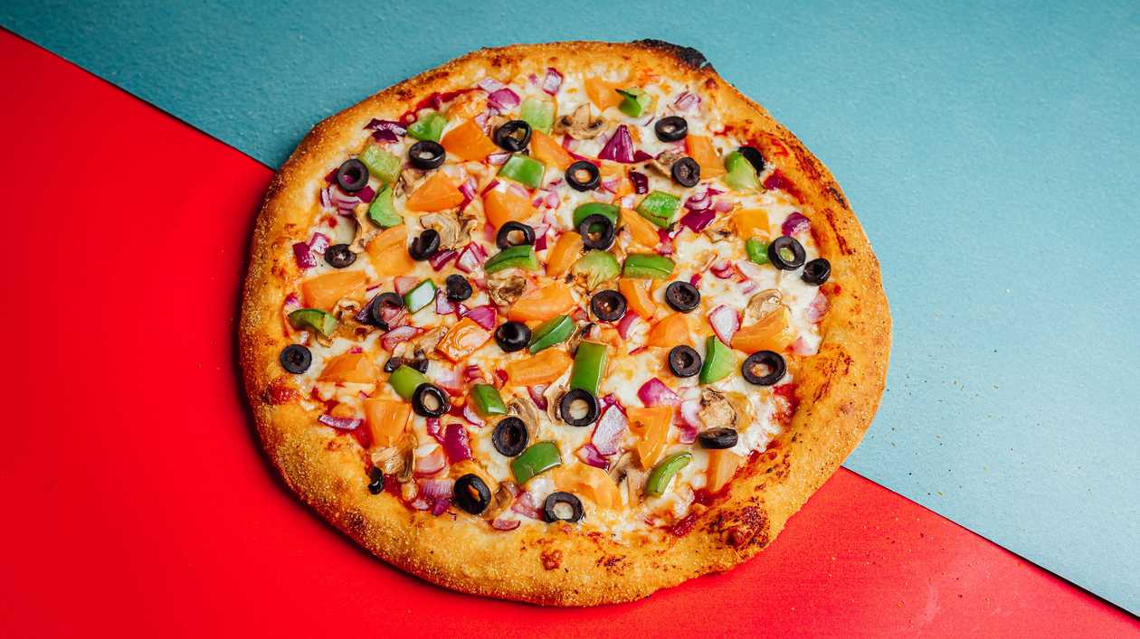 Veg Deluxe pica 🥗❤️
