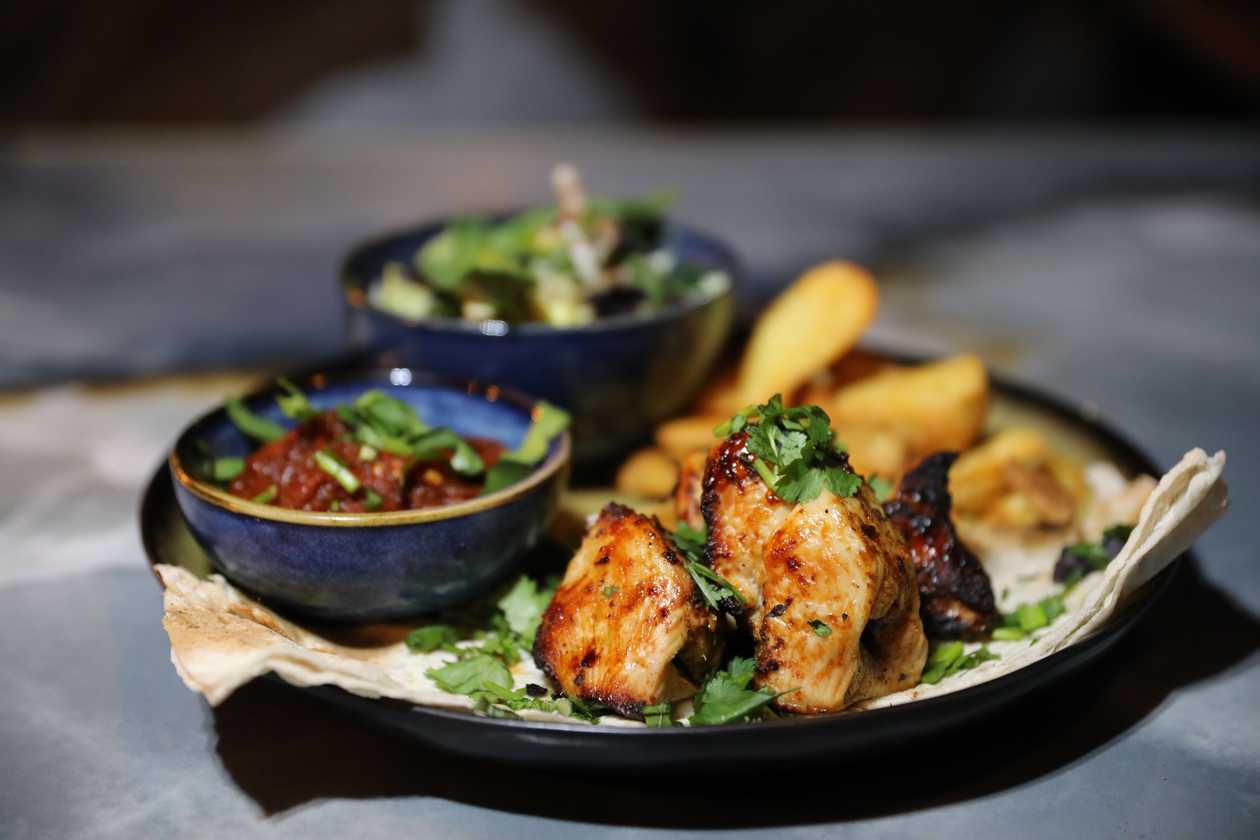 Chicken ﬁllet skewer