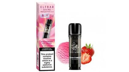 Elfa Pre-filled Strawberry Ice, 20mg, 2ml