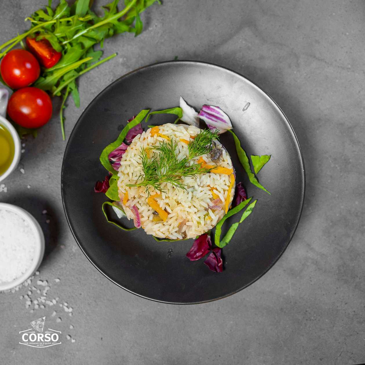 Rice with vegetables