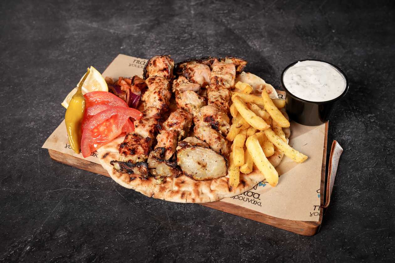 Pork Souvlaki Portion
