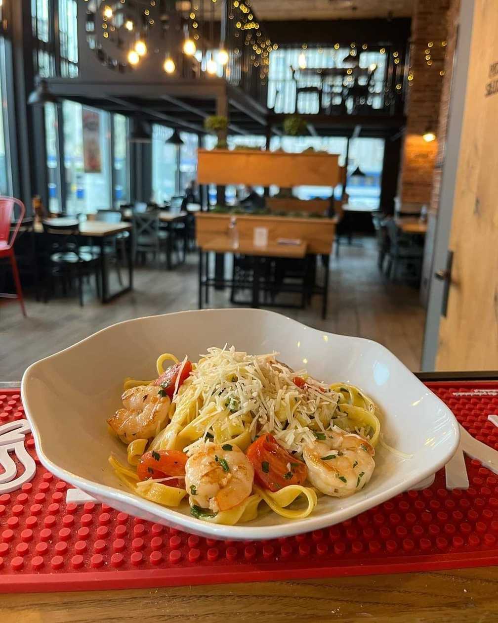 Tagliatelle with Prawns