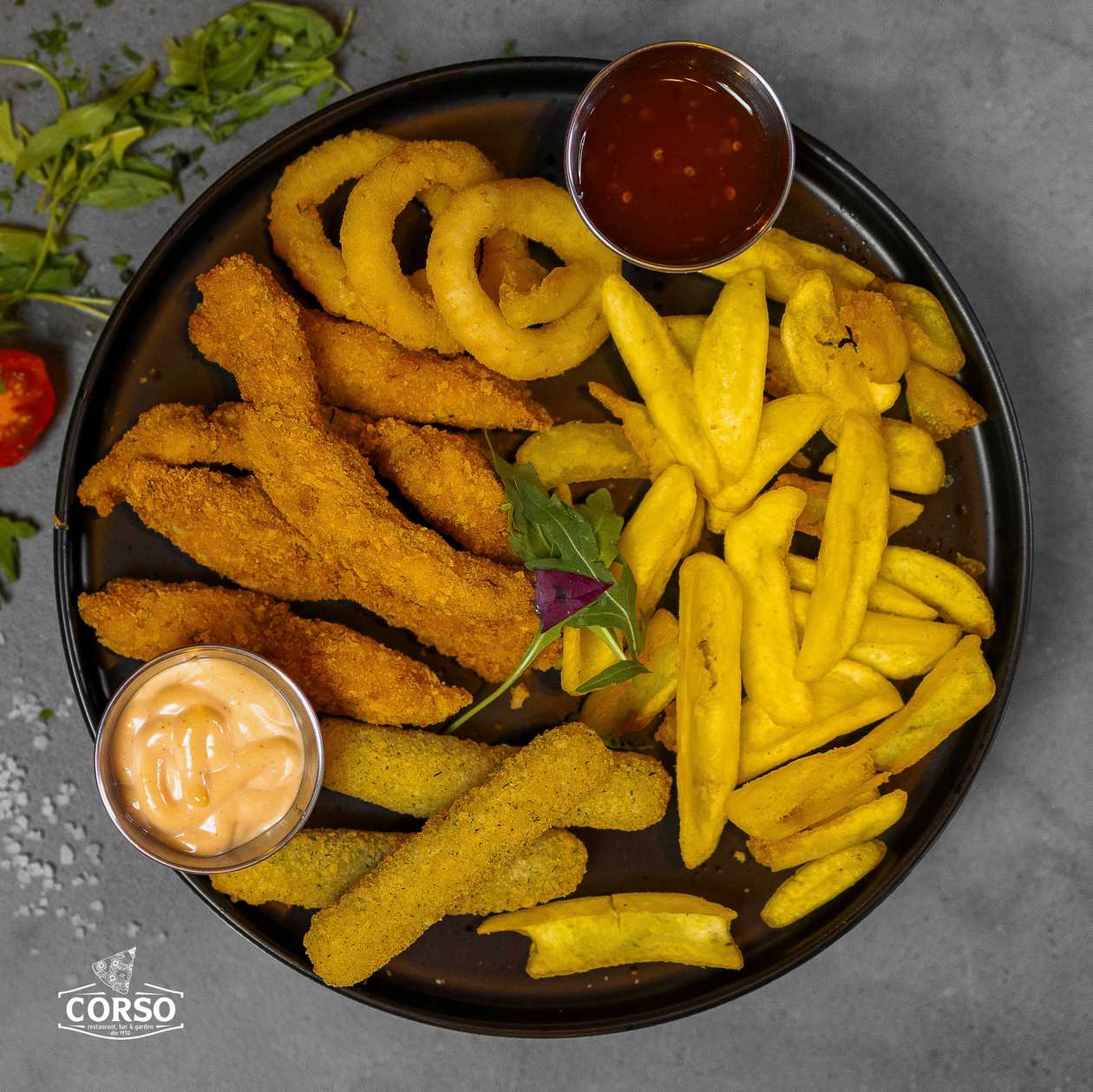 Crispy mix meal