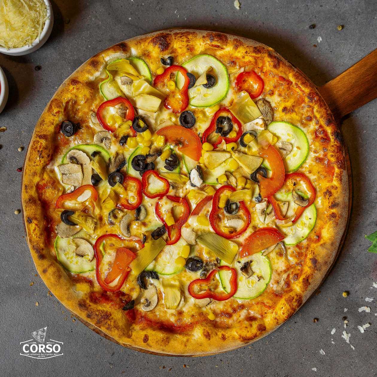Vegetarian pizza