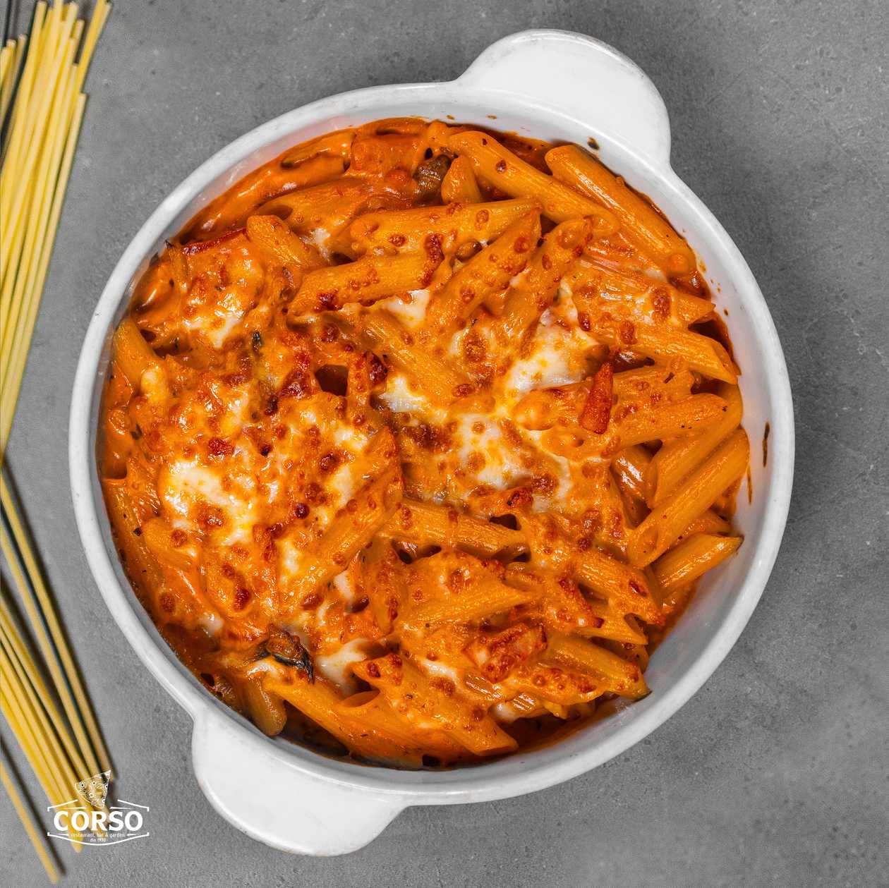 Milanese pasta au gratin