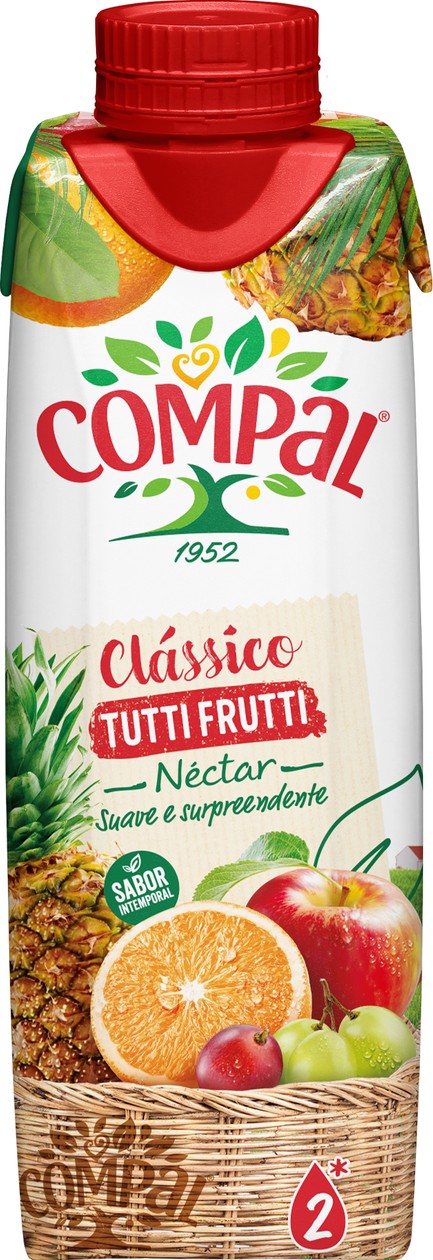 Compal Clássico Néctar Tutti Frutti 30 cl