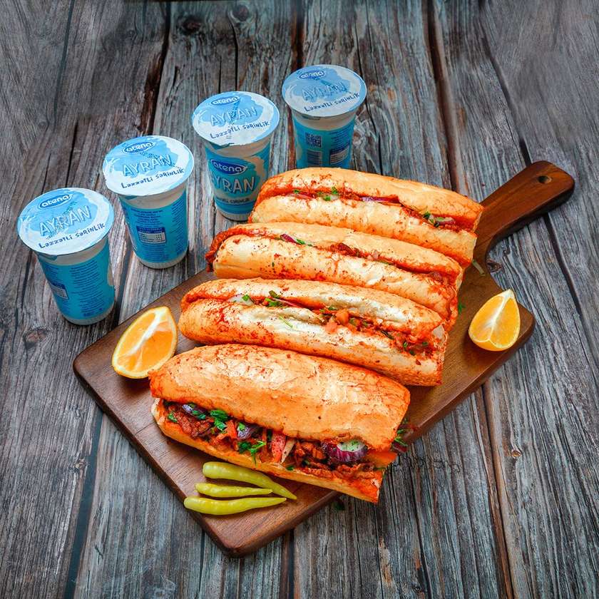 4 Tantuni + 4 Ayran