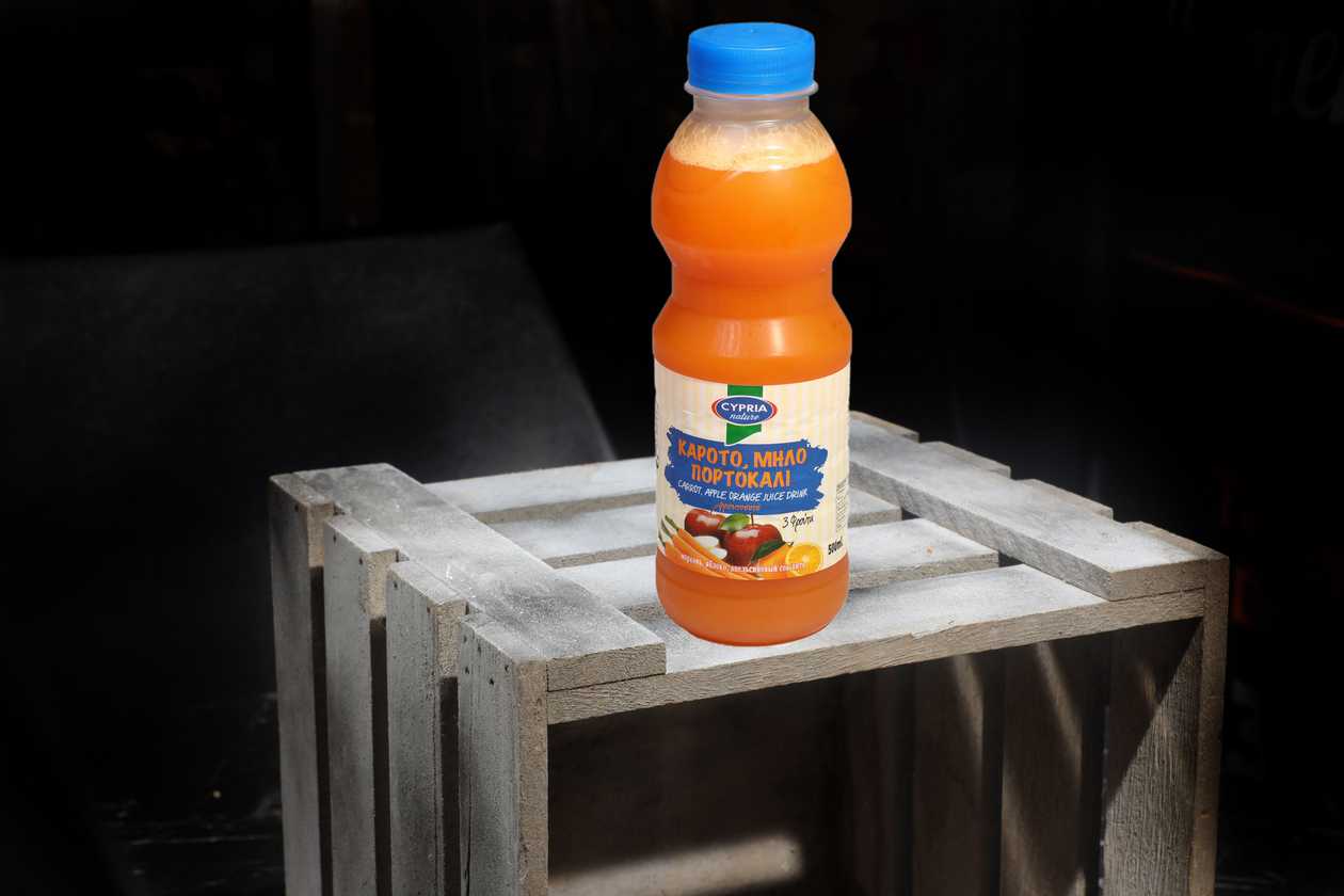Fresh Carrot Juice In Bottle