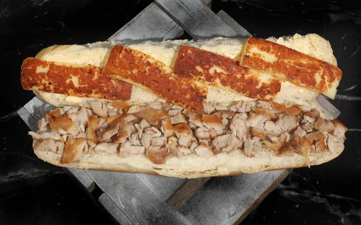 Roast And Halloumi Sandwich Whole Wheat Frantzolaki