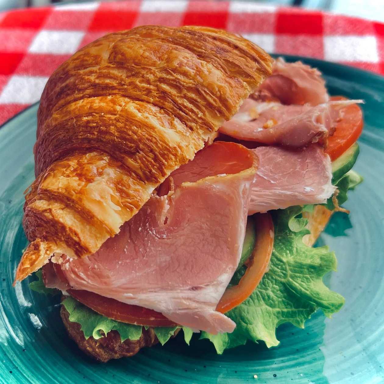 Croissant with Ham