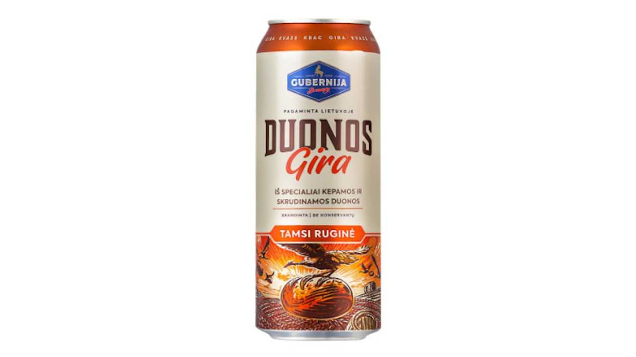 Gubernija dark rye bread kvass 0.5l
