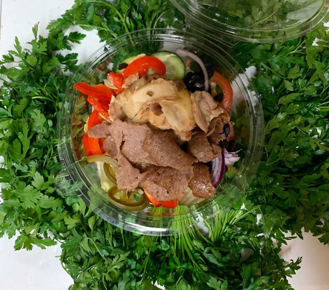 Kebab salad
