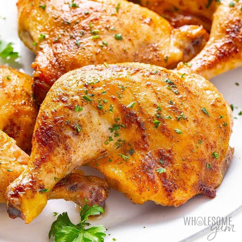 ½ chicken