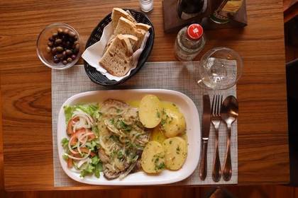 Bife de Atum de Cebolada