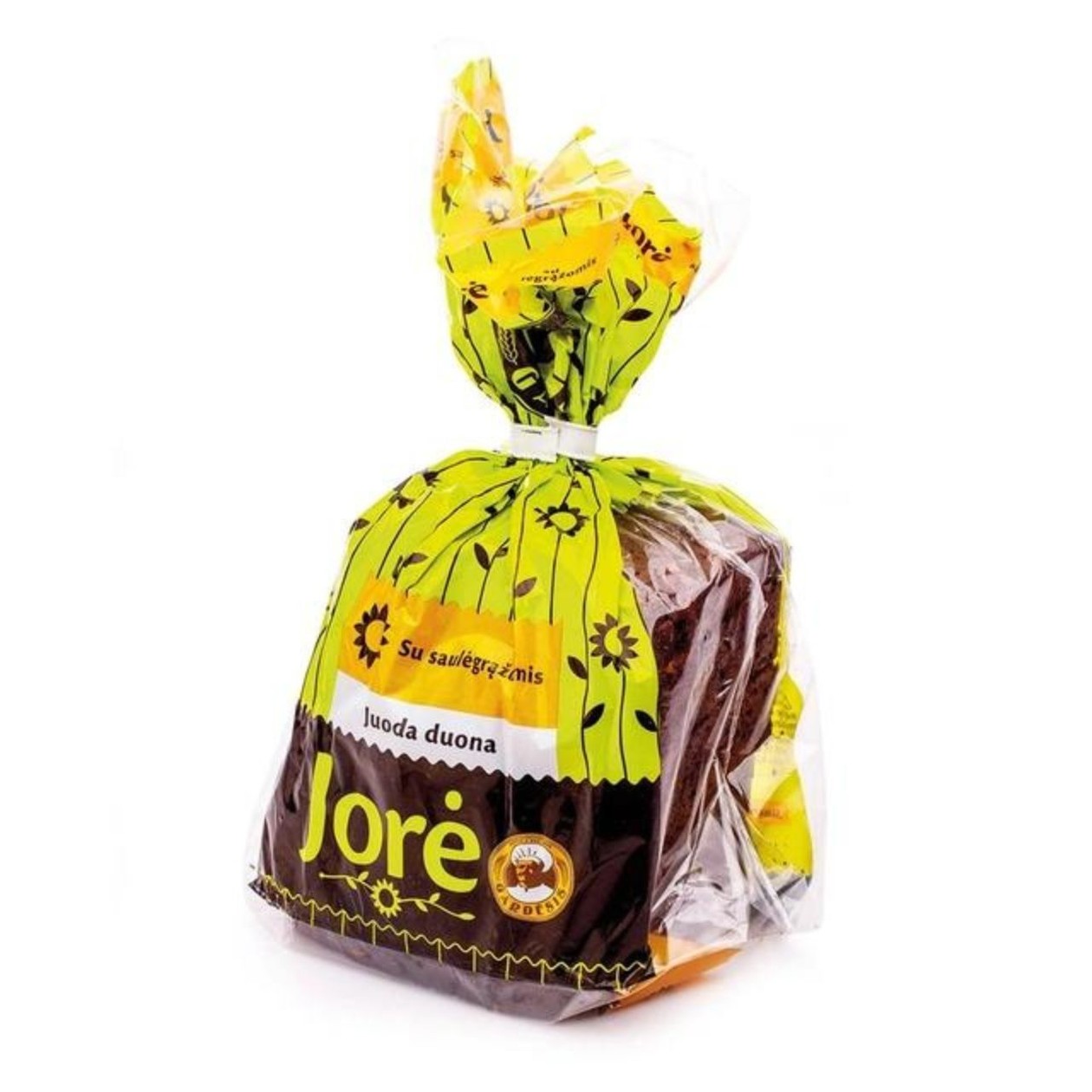 Juoda raikyta duona su saulėgrąžomis JORĖ, 280g (baigiasi galiojimas)