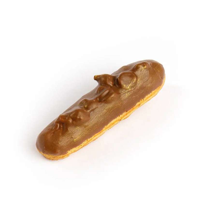 Salted caramel eclair
