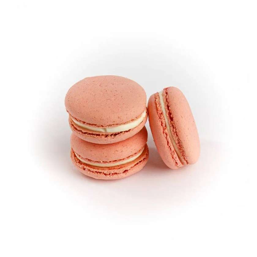 Passion fruit macarons