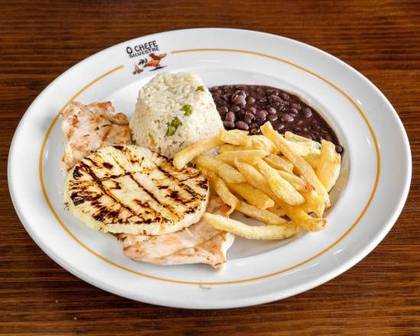 Menu Peito Frango com Ananás