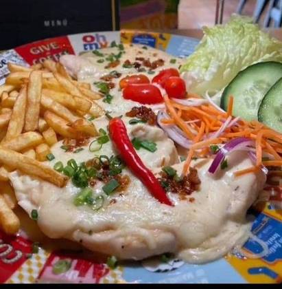 Chicken with Four Cheeses